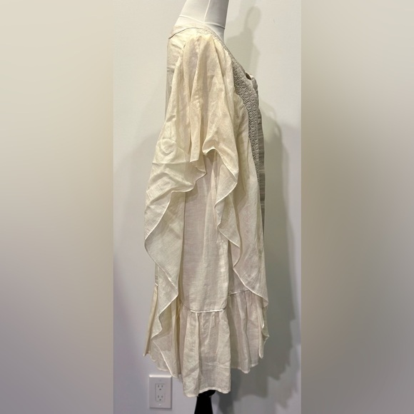 Development by Erica Davies angel wing flutter cotton dress with silk slip-10 - Picture 5 of 10